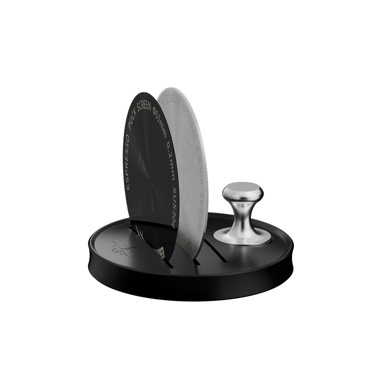 Подставка для пак-скринов силиконовая с магнитом MHW-3BOMBER Espresso Puck Screen Storage Pad 51-58 mm + Magnet — изображение 6