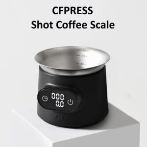 Весы кофейные кухонные электронные с чашей CFPRESS Shot Coffee Scale