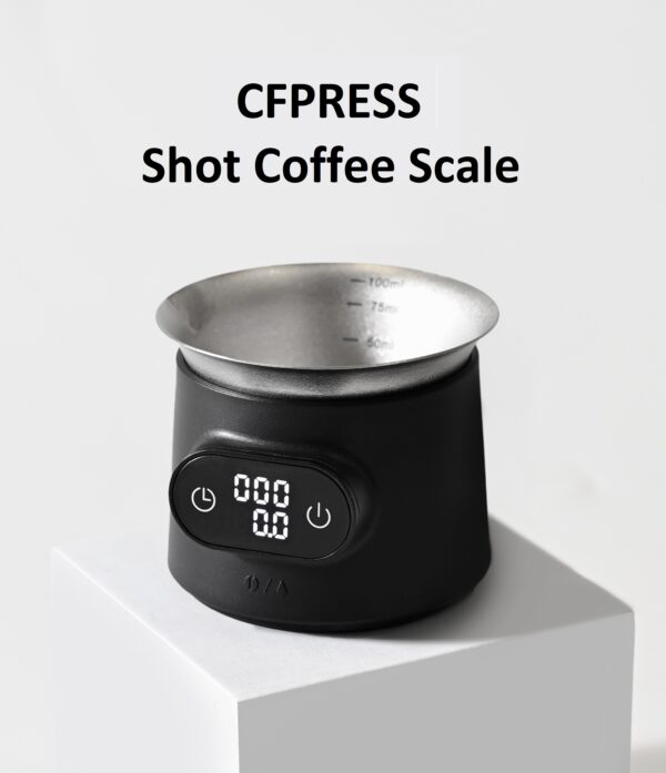 Весы кофейные кухонные электронные с чашей CFPRESS Shot Coffee Scale